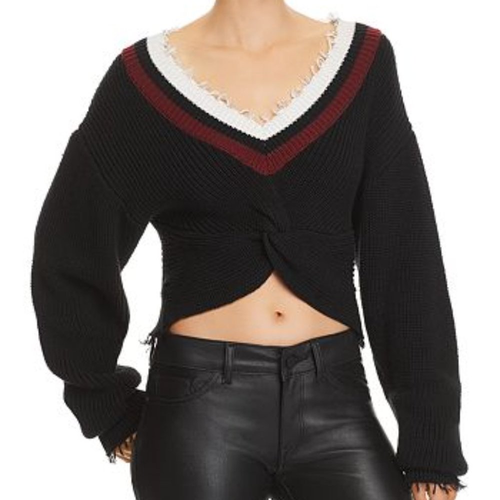 T by Alexander Wang Hybrid Meets Varsity Sweater